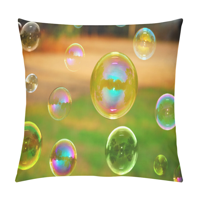 Personality  Soap Autumn Bubbles Pillow Covers