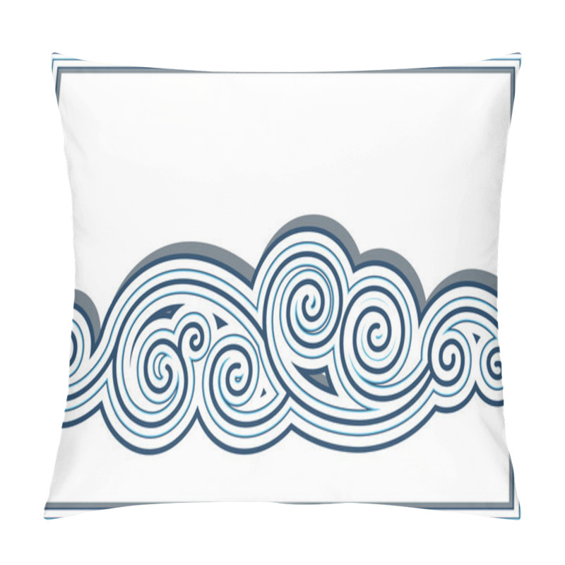 Personality  Wave Border Pillow Covers