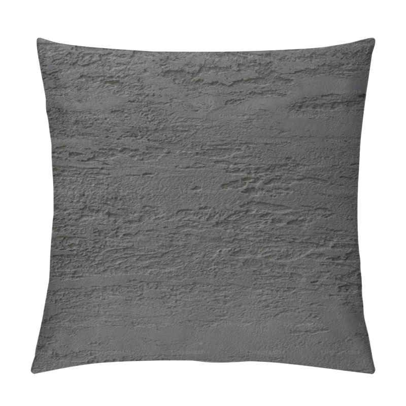 Personality  Textured Dark Gray Wall With An Intricate Surface Pattern. Pillow Covers