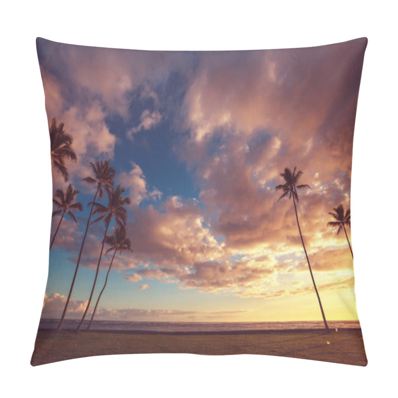 Personality  Amazing Hawaiian Beach Beautiful Nature Landscape  Pillow Covers