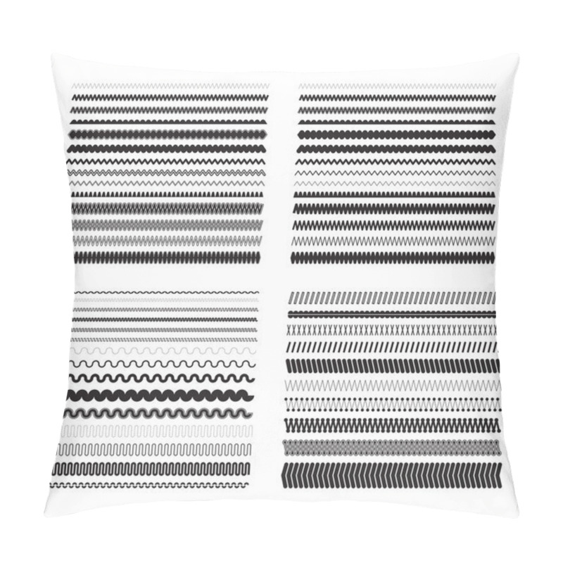 Personality  Simple Calligraphic Lines Dividers And Design Elements. Geometri Pillow Covers