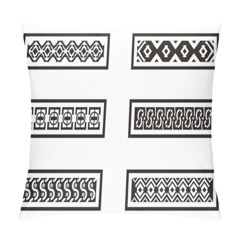 Personality  A Set Of Mexican Ornamental Designs. Pillow Covers