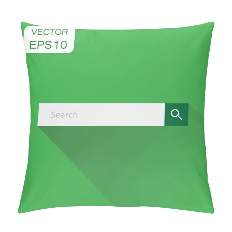 Personality  Search Bar Field Icon. Business Concept Interface Element With S Pillow Covers