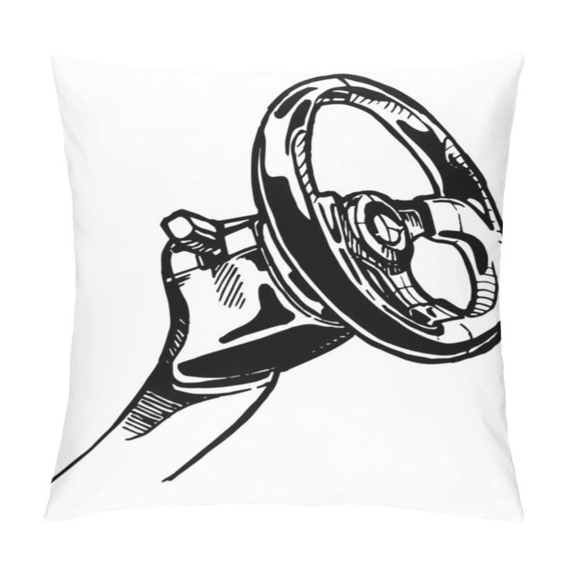 Personality  Steering Wheel Pillow Covers