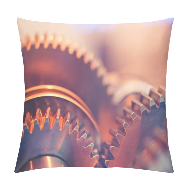 Personality  Gear Wheels Close-up Pillow Covers