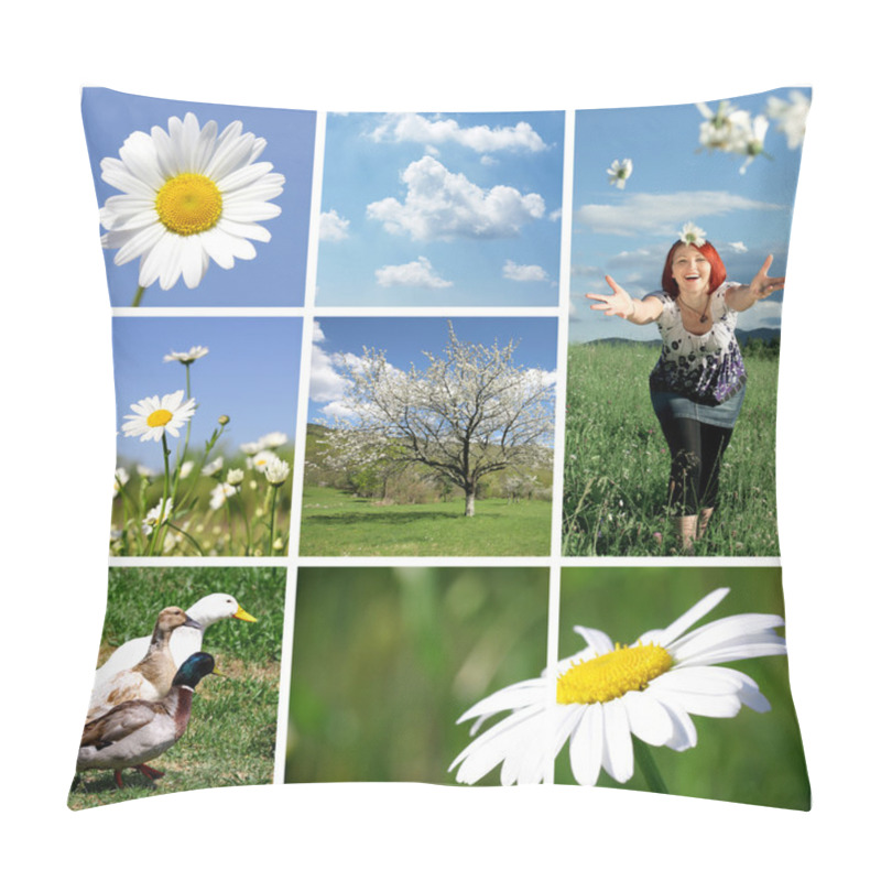 Personality  Spring Collage Pillow Covers