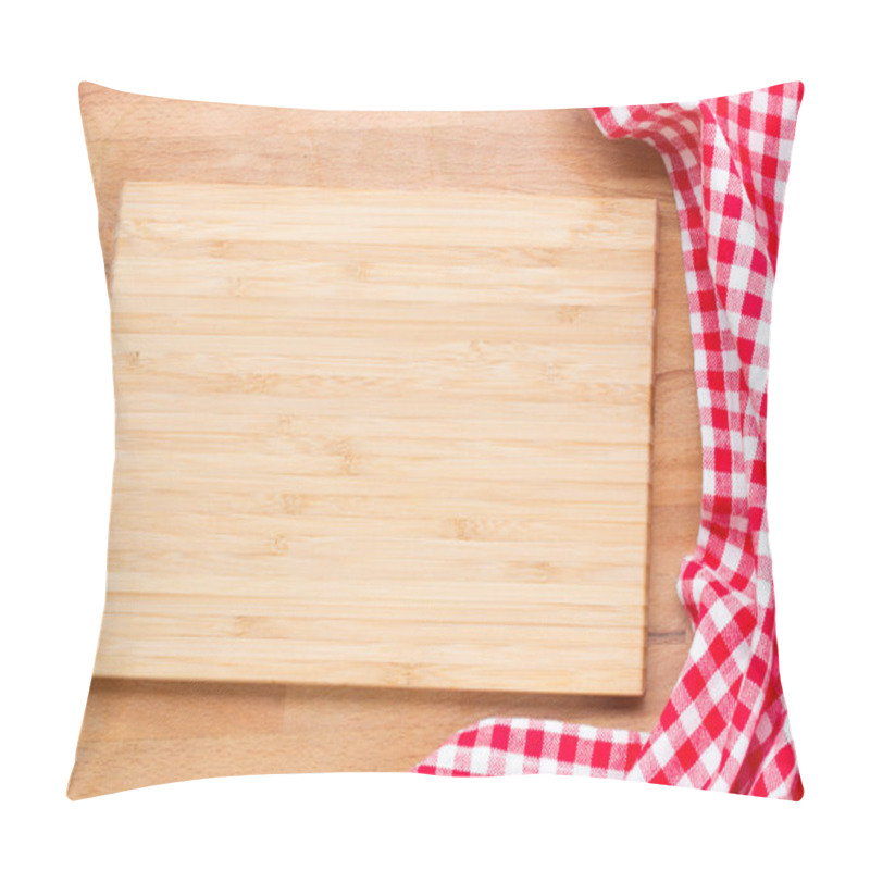 Personality  Cutting Board And Red Napkin Pillow Covers