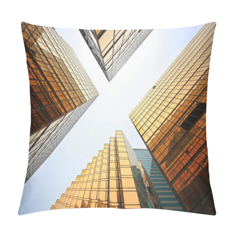 Personality  Modern Business Buildings Pillow Covers