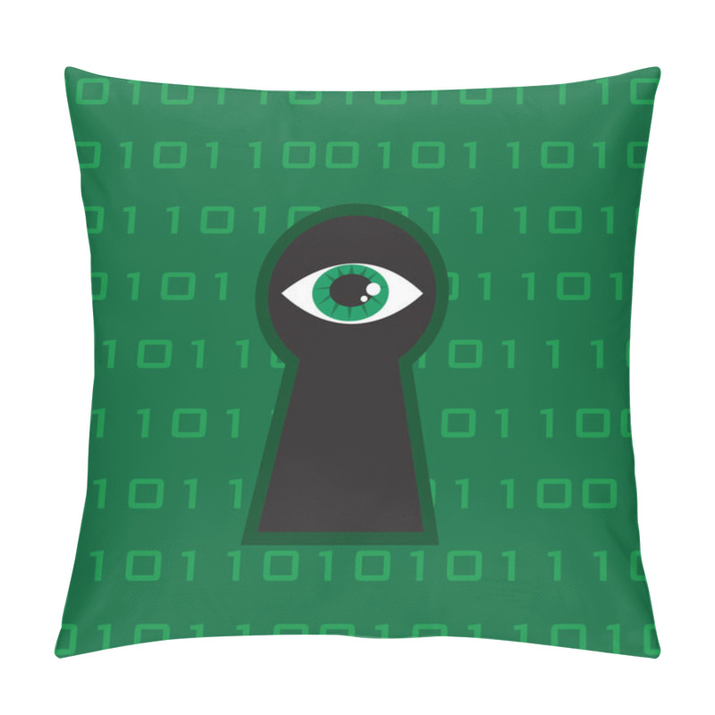 Personality  Keyhole Eye Tech Pillow Covers