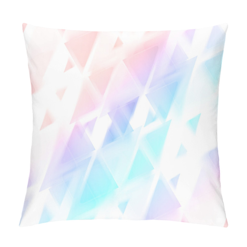 Personality  Vector Background Abstract Polygon Triangle. Pillow Covers