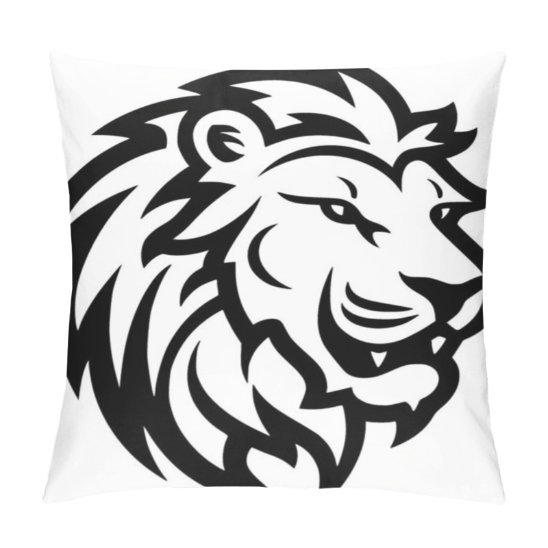 Personality  Lion - High Quality Vector Logo - Vector Illustration Ideal For T-shirt Graphic Pillow Covers