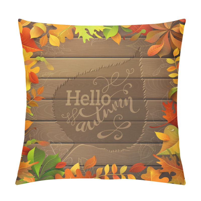 Personality  Colourful Autumn Background Pillow Covers