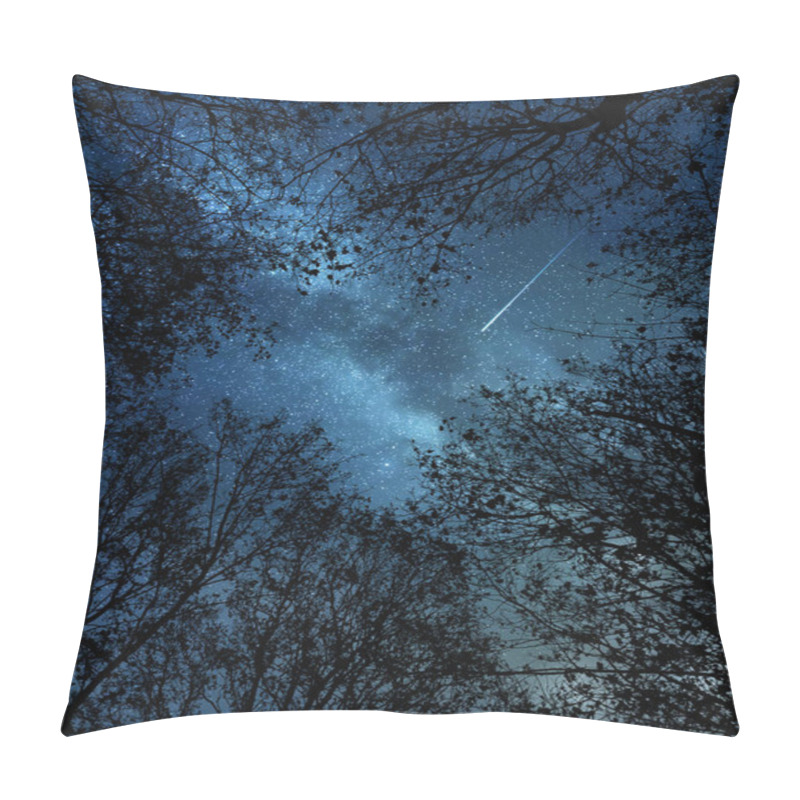 Personality  Falling Star Above The Trees Pillow Covers