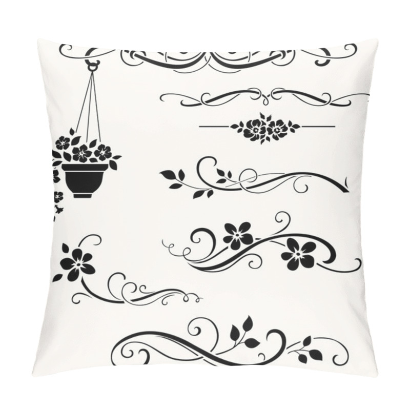 Personality  Floral Decoration Elements Pillow Covers