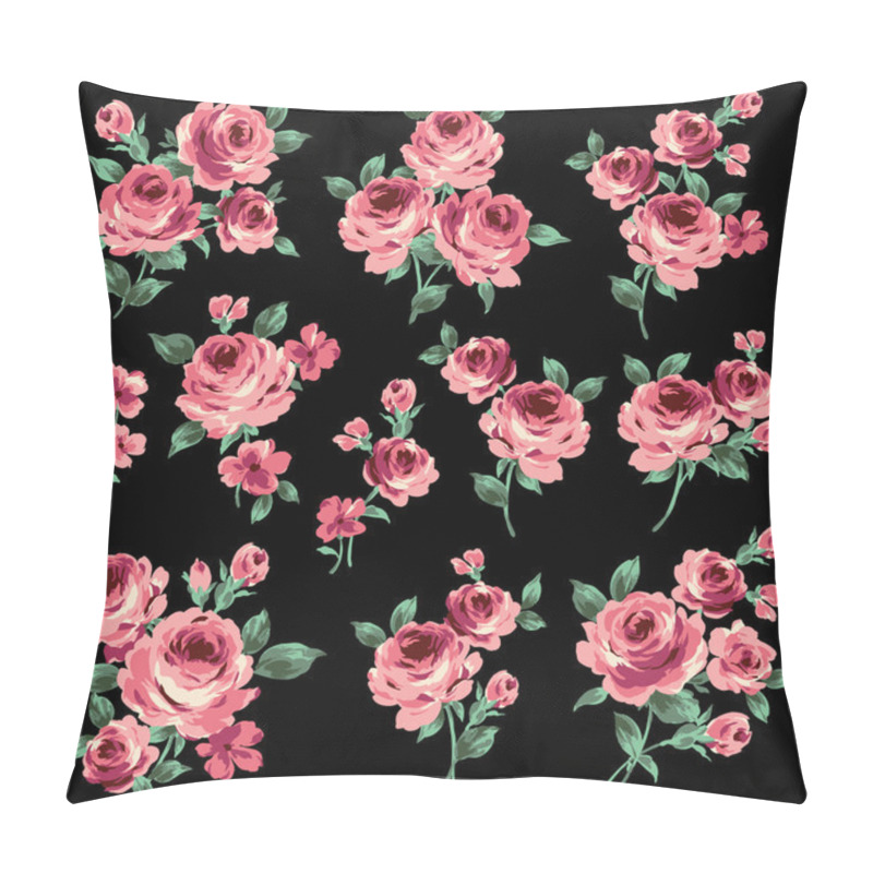 Personality  Illustration Of Rose Pillow Covers