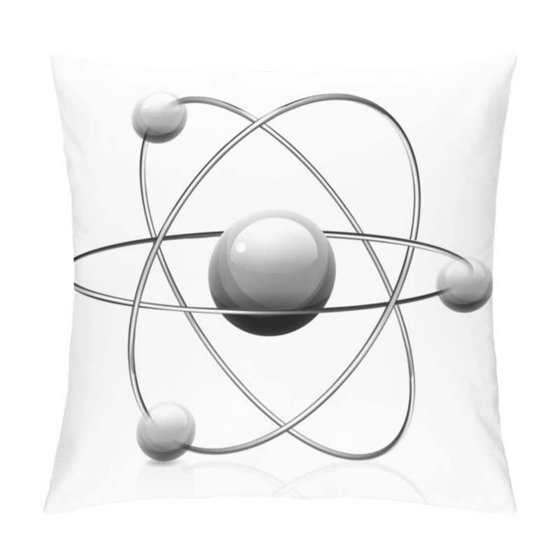 Personality  Atom Symbol Pillow Covers