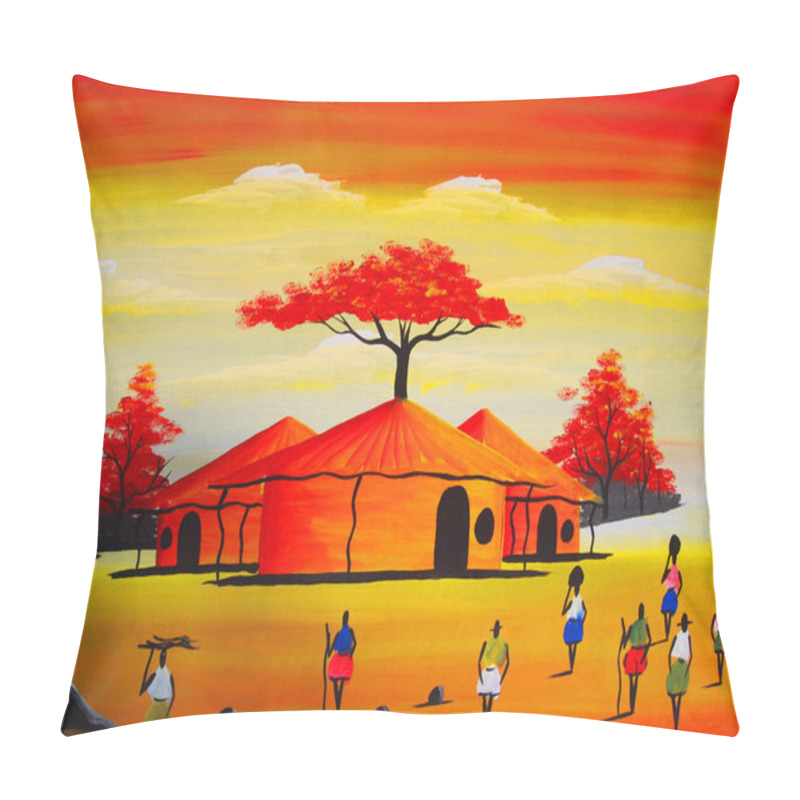 Personality  22 Of April, 2014, Durban. Southern Africa. Ethnic Picture. Pillow Covers