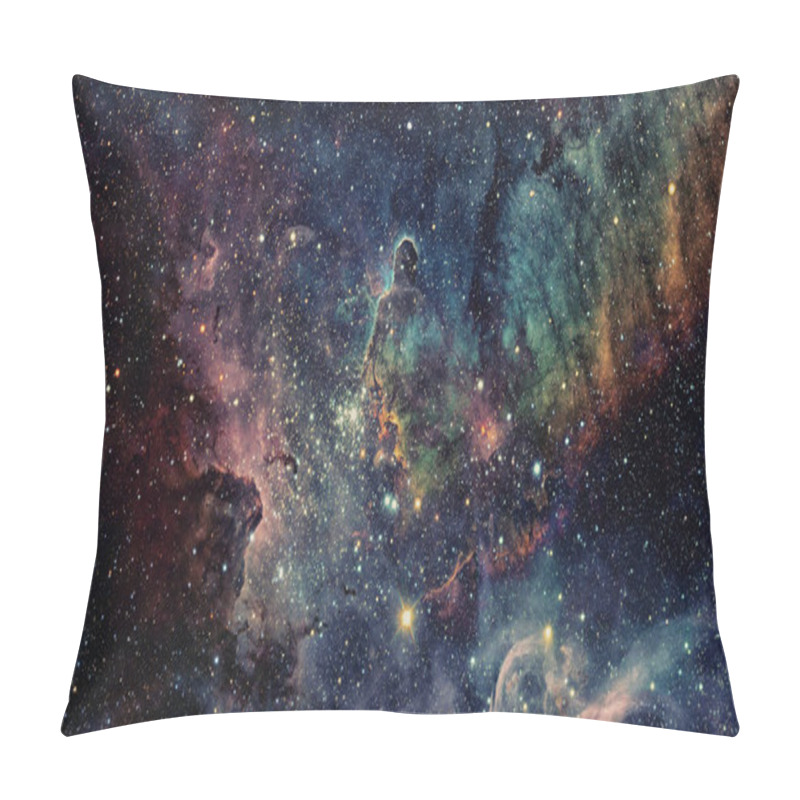 Personality  Colorful Deep Space. Universe Concept Background. Elements Of This Image Furnished By NASA Pillow Covers