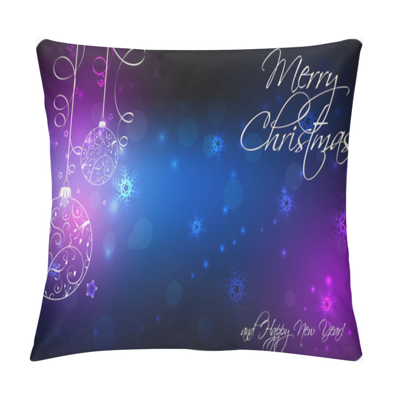 Personality  Christmas Background Pillow Covers