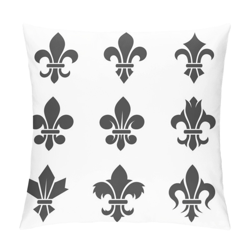 Personality  Fleur De Lis Set Pillow Covers