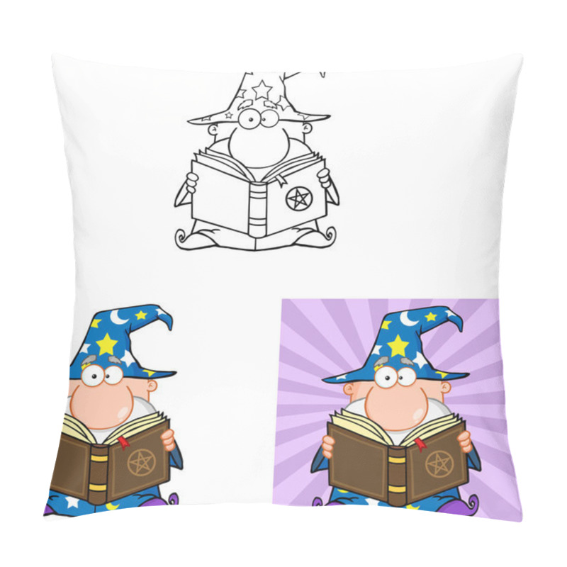 Personality  Wizard Cartoon Characters. Collection 5 Pillow Covers