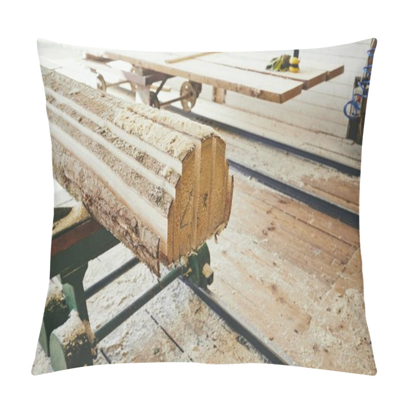 Personality  Production At The Sawmill Pillow Covers