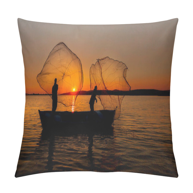 Personality  Fishing Boats And Fishermen From Various Coastal Regions Of The World.Excellent Photo Collection Based On Technical Knowledge Pillow Covers