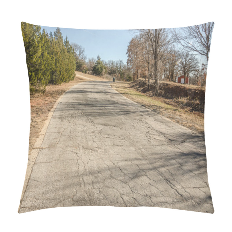 Personality  Old Hiway 66 In Oklahoma Pillow Covers