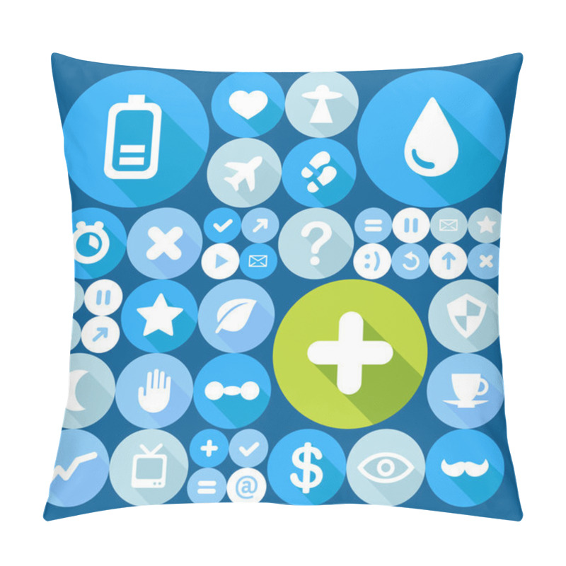 Personality  Simple Round Icons Pillow Covers