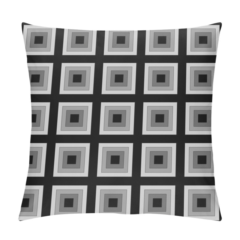 Personality   Seamless Abstract Geometric Square Pattern Background - Vector Illustration From Diagonal Squares Pillow Covers