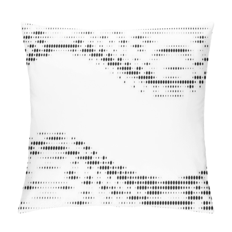 Personality  Abstract Halftone Texture With Dots. Pillow Covers