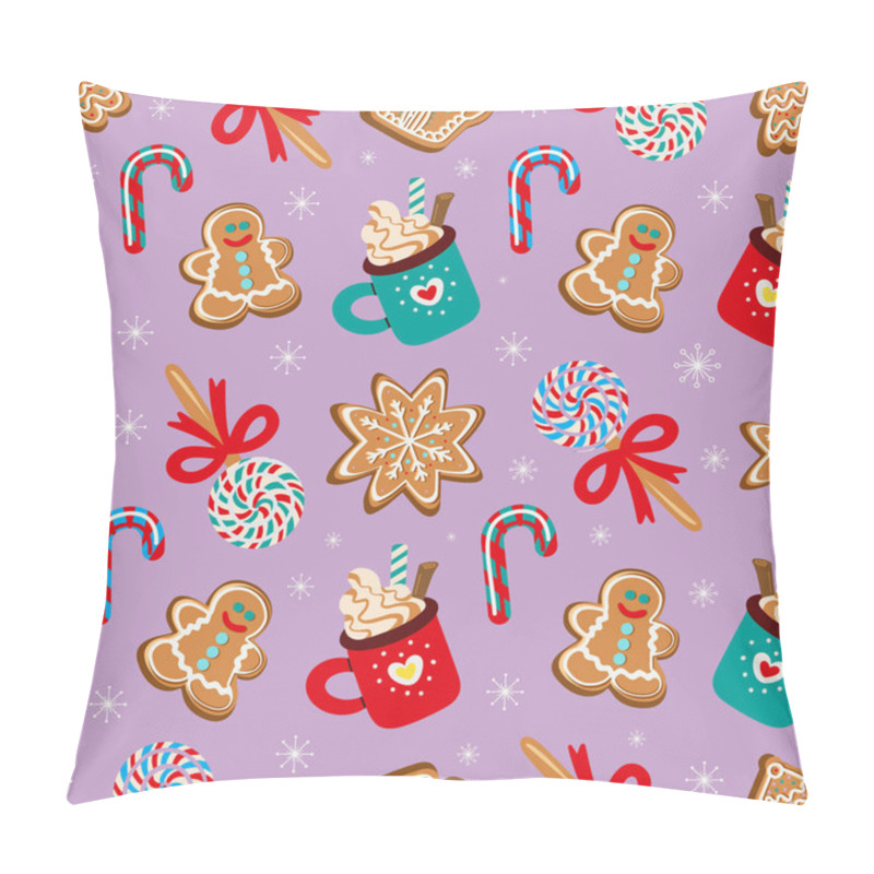 Personality  Pattern Of Traditional Christmas Desserts Pillow Covers