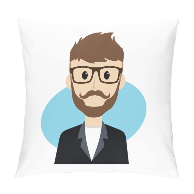 Personality  Cool Guy Cartoon Character Pillow Covers