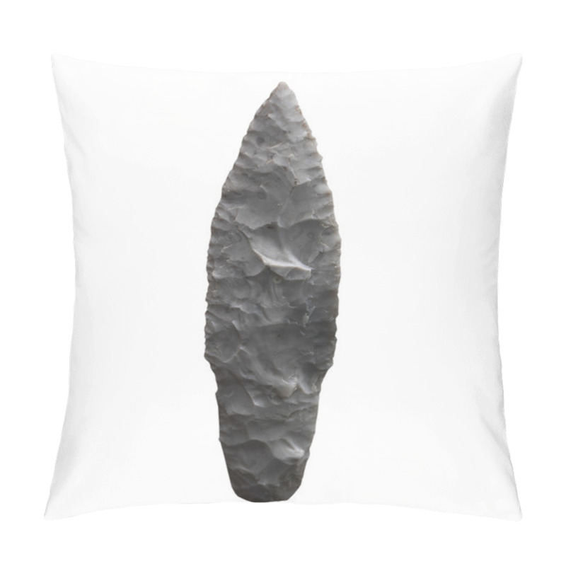 Personality  The Ancient Stone Knife On A White Background Pillow Covers