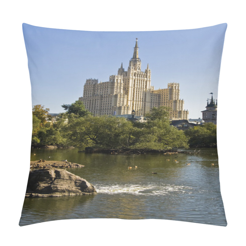 Personality  Moscow, High Rize Building Pillow Covers