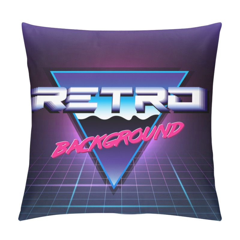 Personality  Retro Sci Fi Background2 Pillow Covers