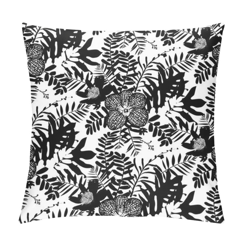 Personality  Tropical Floral Pattern Pillow Covers