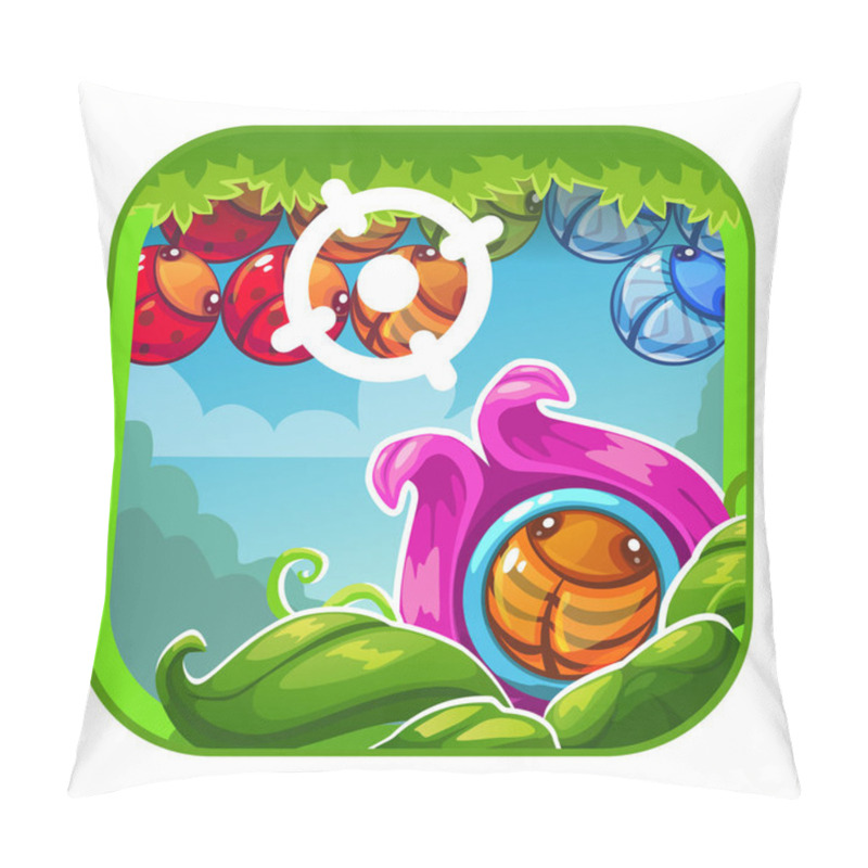 Personality  Cute Cartoon Bright App Icon Pillow Covers