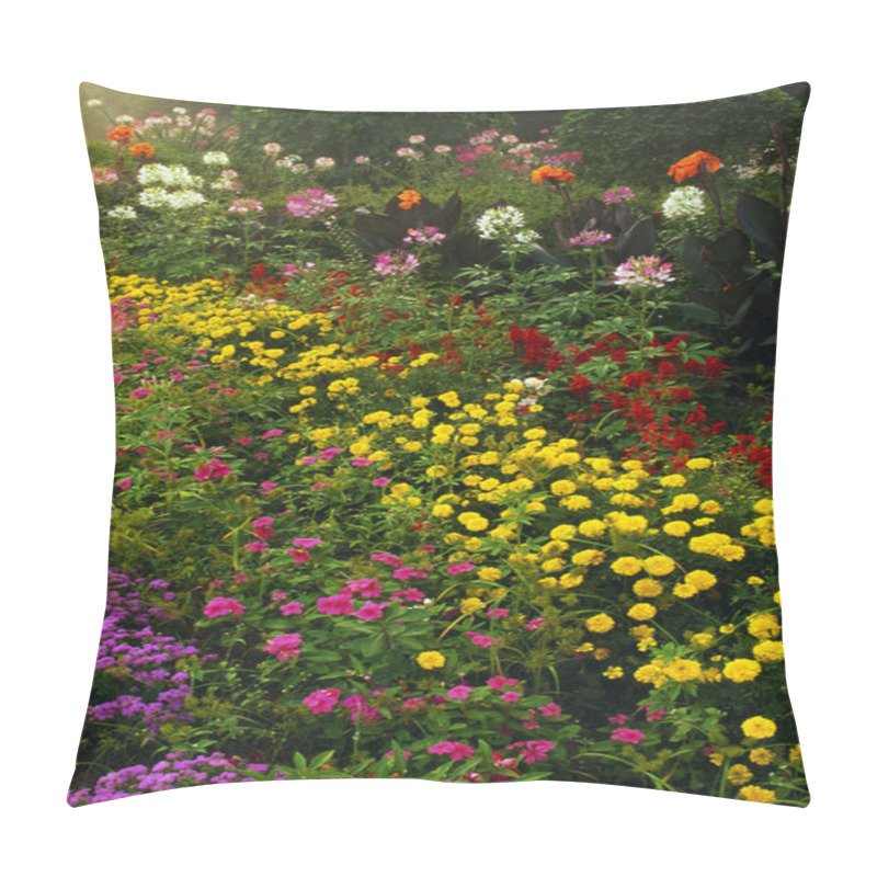 Personality  Flowers In A Garden Pillow Covers