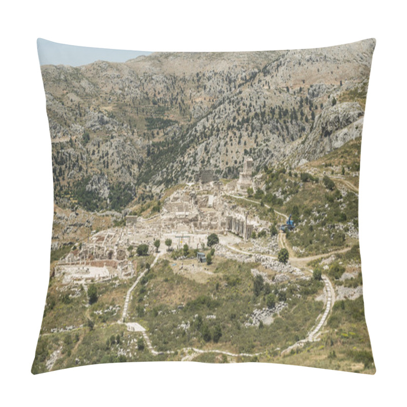 Personality  Antonine Nymphaeum At Sagalassos, Turkey  Pillow Covers