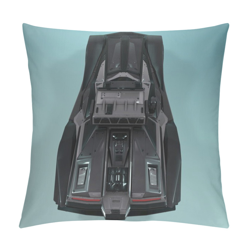 Personality  3D CG Rendering Of An Armored Car Pillow Covers