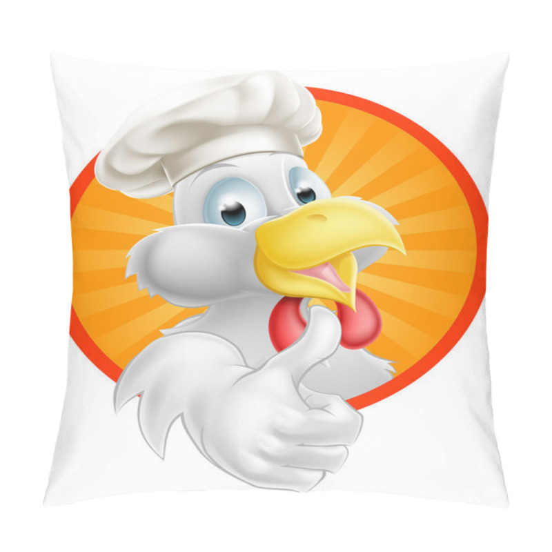 Personality  Cartoon Chef Chicken Pillow Covers