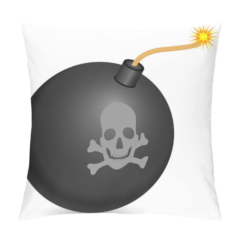 Personality  Bomb With Burning Fuse Pillow Covers