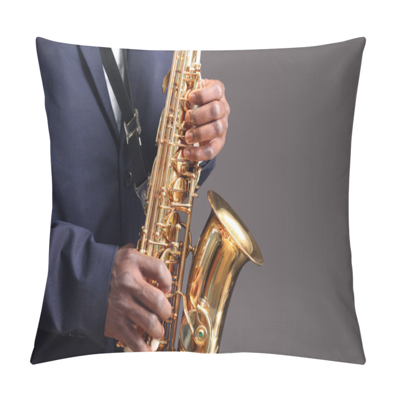 Personality  African American Jazz Musician  Pillow Covers