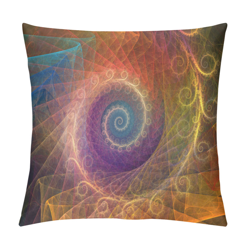 Personality  Spiral Background Pillow Covers