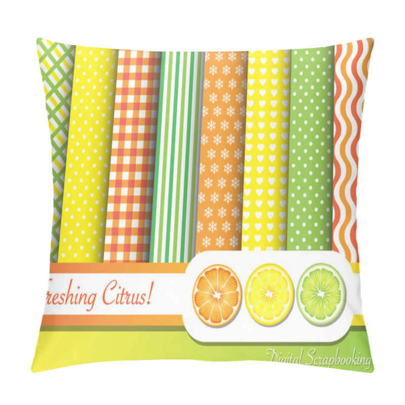 Personality  Citrus Scrapbooking Pillow Covers