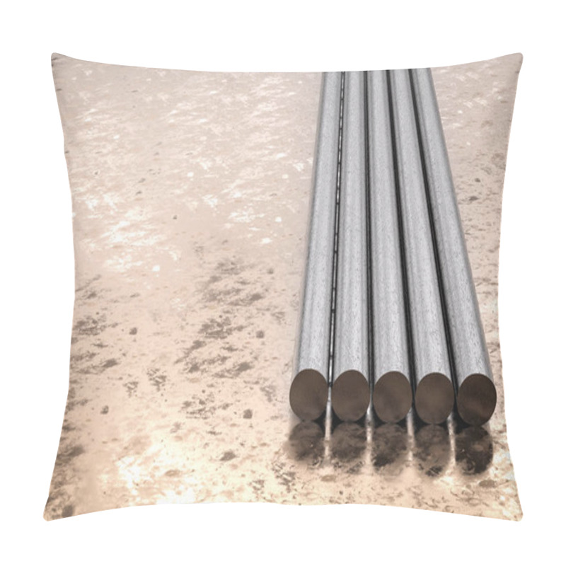 Personality  Metal Blocked Pipes Pillow Covers