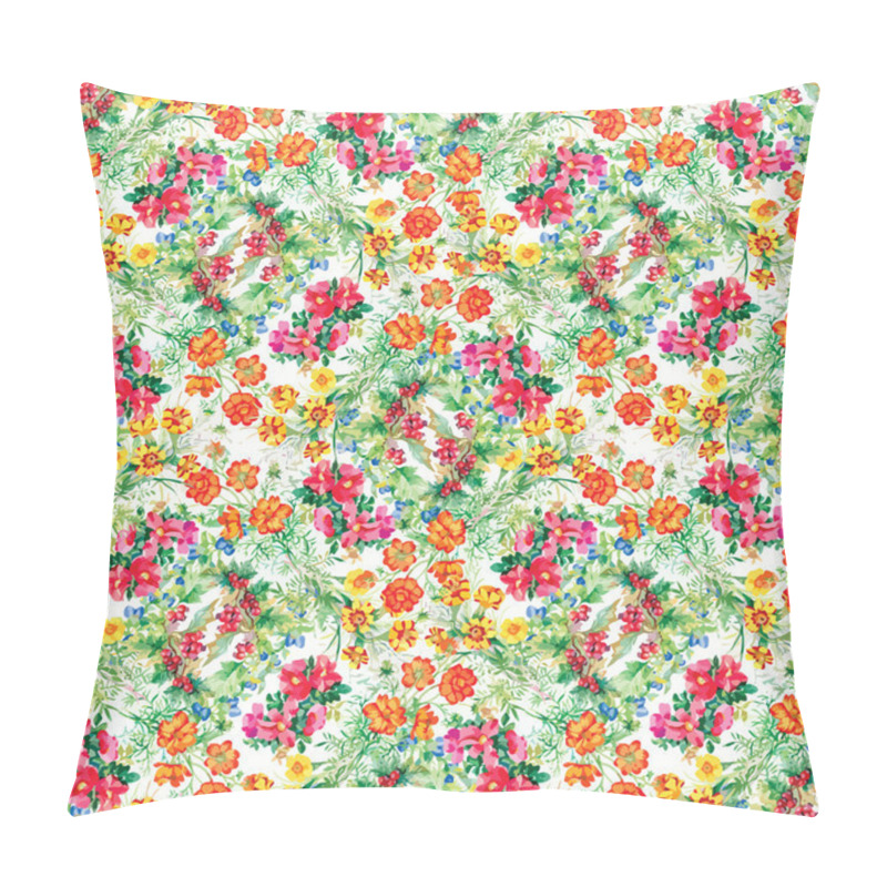 Personality  Summer Meadow Flowers Pillow Covers