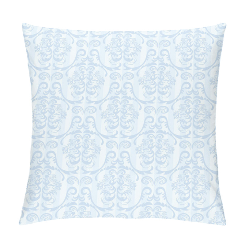 Personality  Seamless Abstract Blue Pattern Pillow Covers