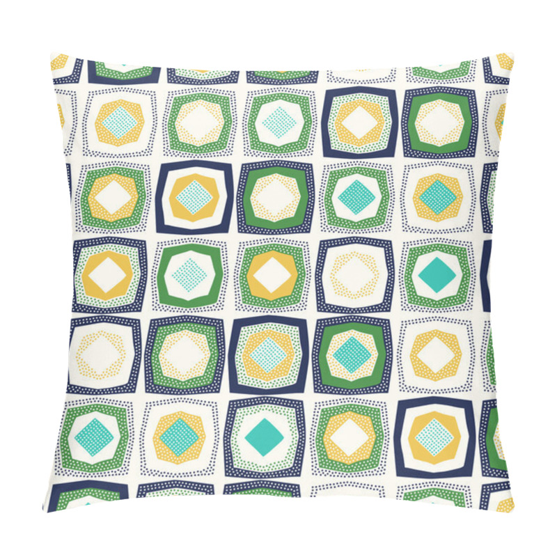 Personality  Seamless Doodle Dots Geometric Pattern Pillow Covers